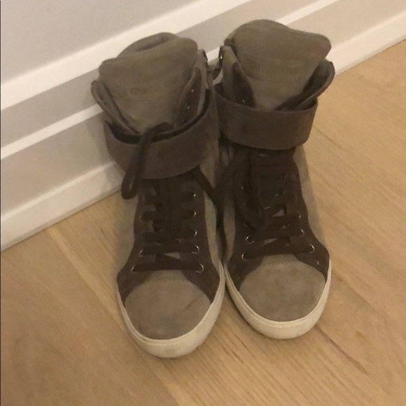 miu miu wedge sneaker